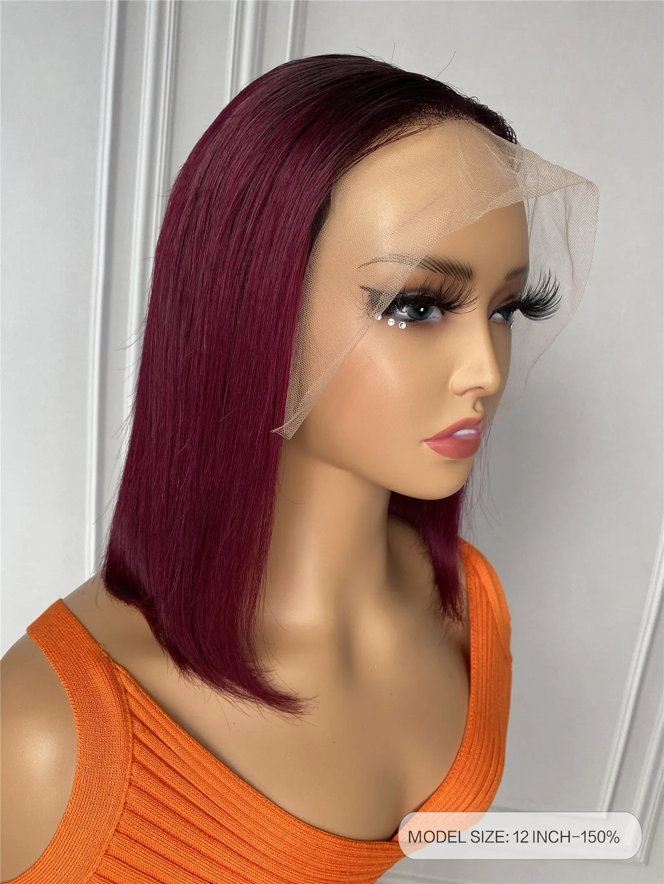 13 X 4 Lace Front 12 Inch Bob Wig