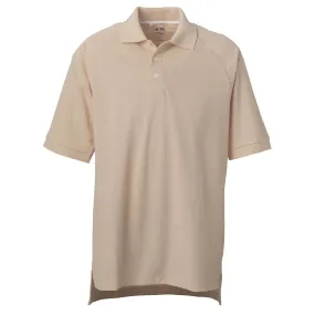 adidas Golf Men's ClimaLite Ecru S/S Pique Polo