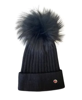 Adult Classic Single Pompom Black