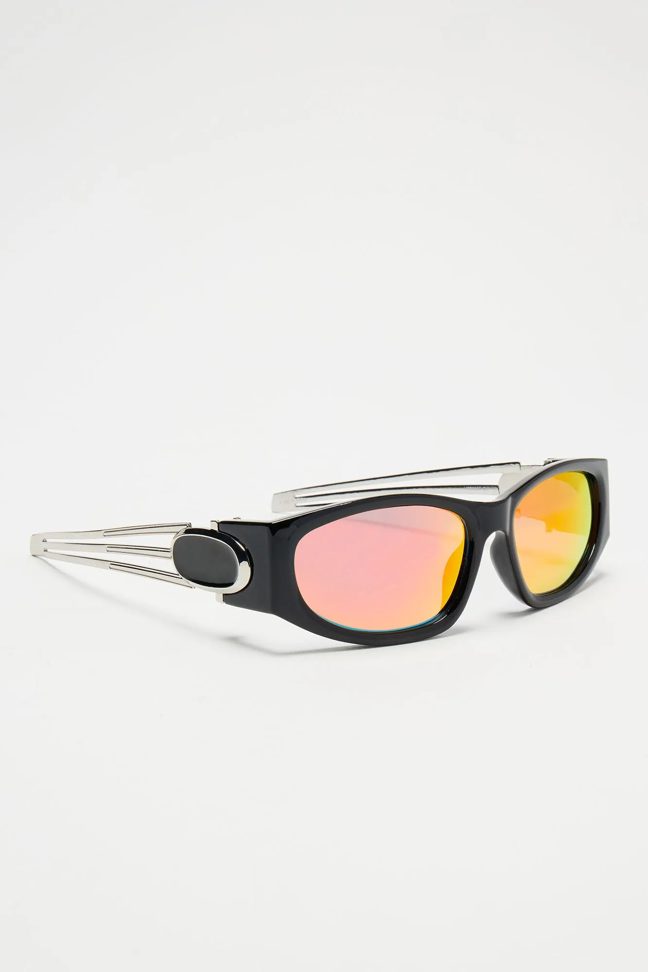 Armed Scandal Sunglasses - Black/Orange