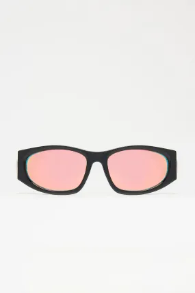 Armed Scandal Sunglasses - Black/Orange