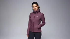 Asger Women's Lightweight Hooded Hybrid Fleece Jacket