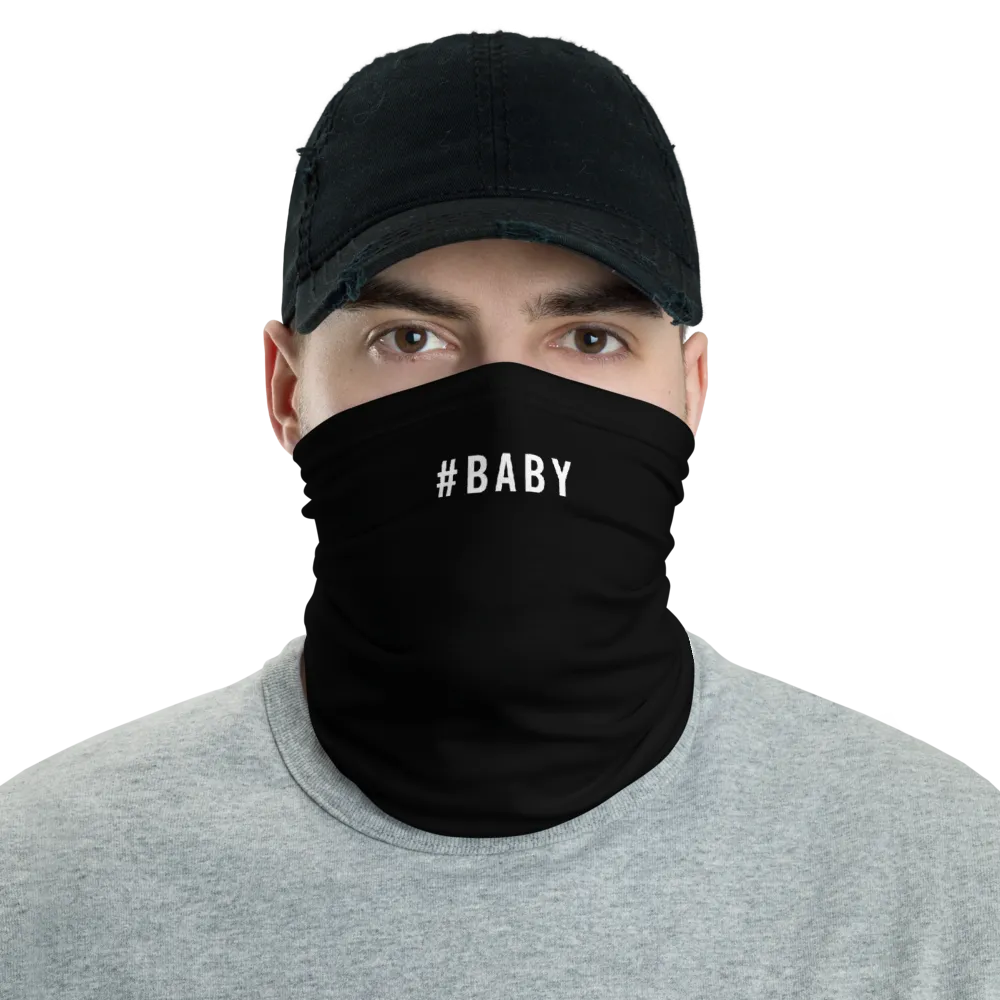 #BABY Hashtag Neck Gaiter