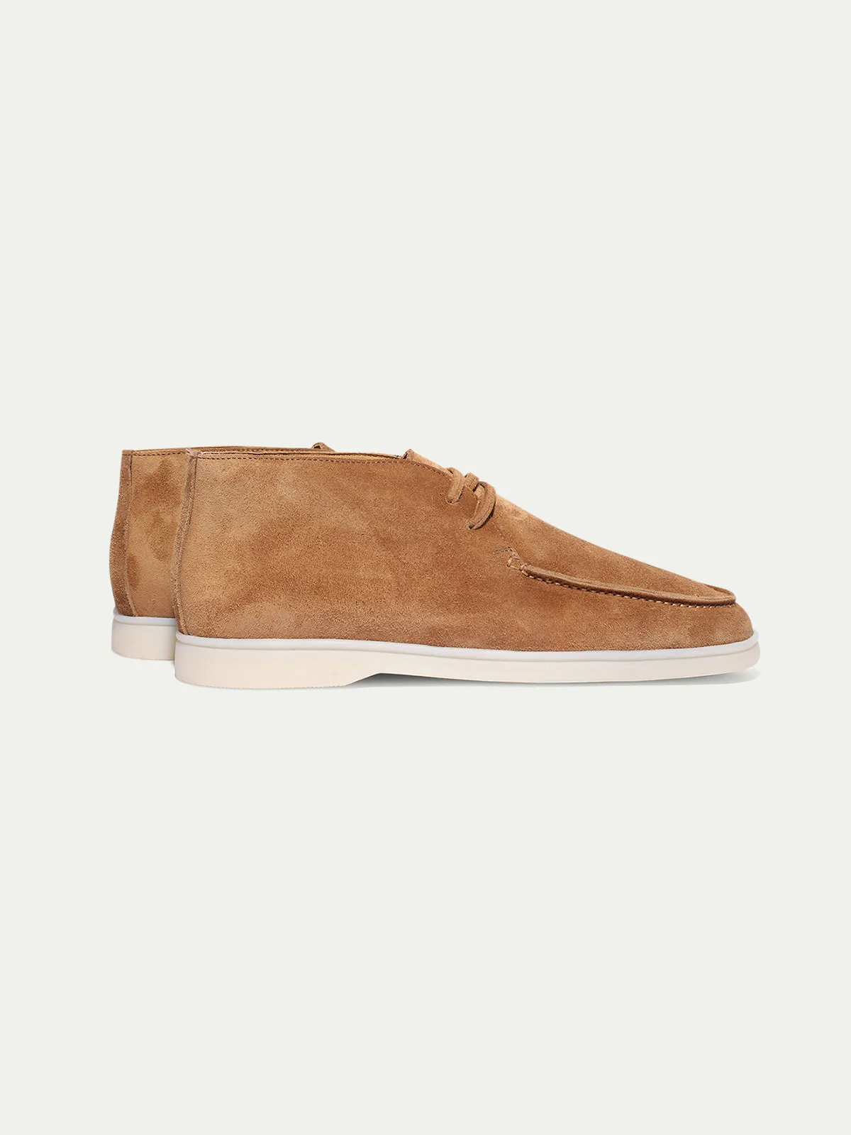 Beige Suede Desert Boot