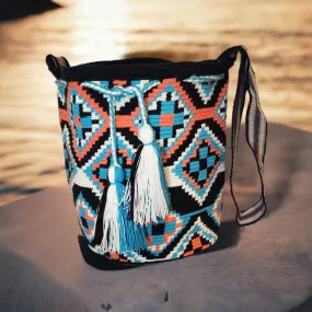 Belle Large Handmade Crochet Wayuu Mochila Bag