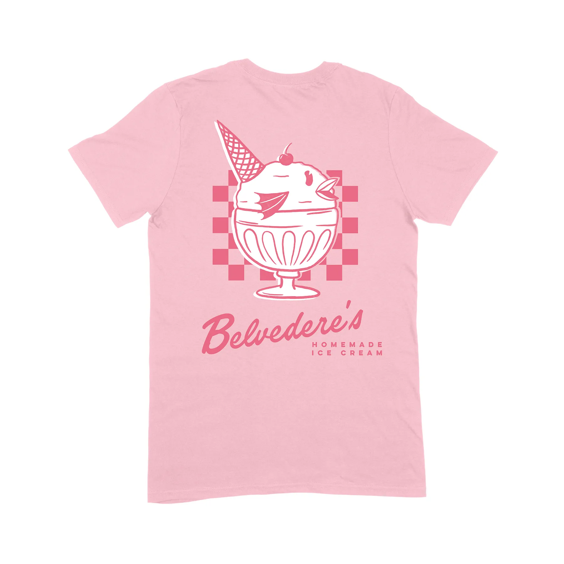 Belvedere's Ice Cream Shop Tee (Strawberry)