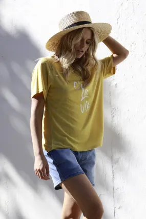 Betty Basics Los Angeles Tee in Daffodil Yellow