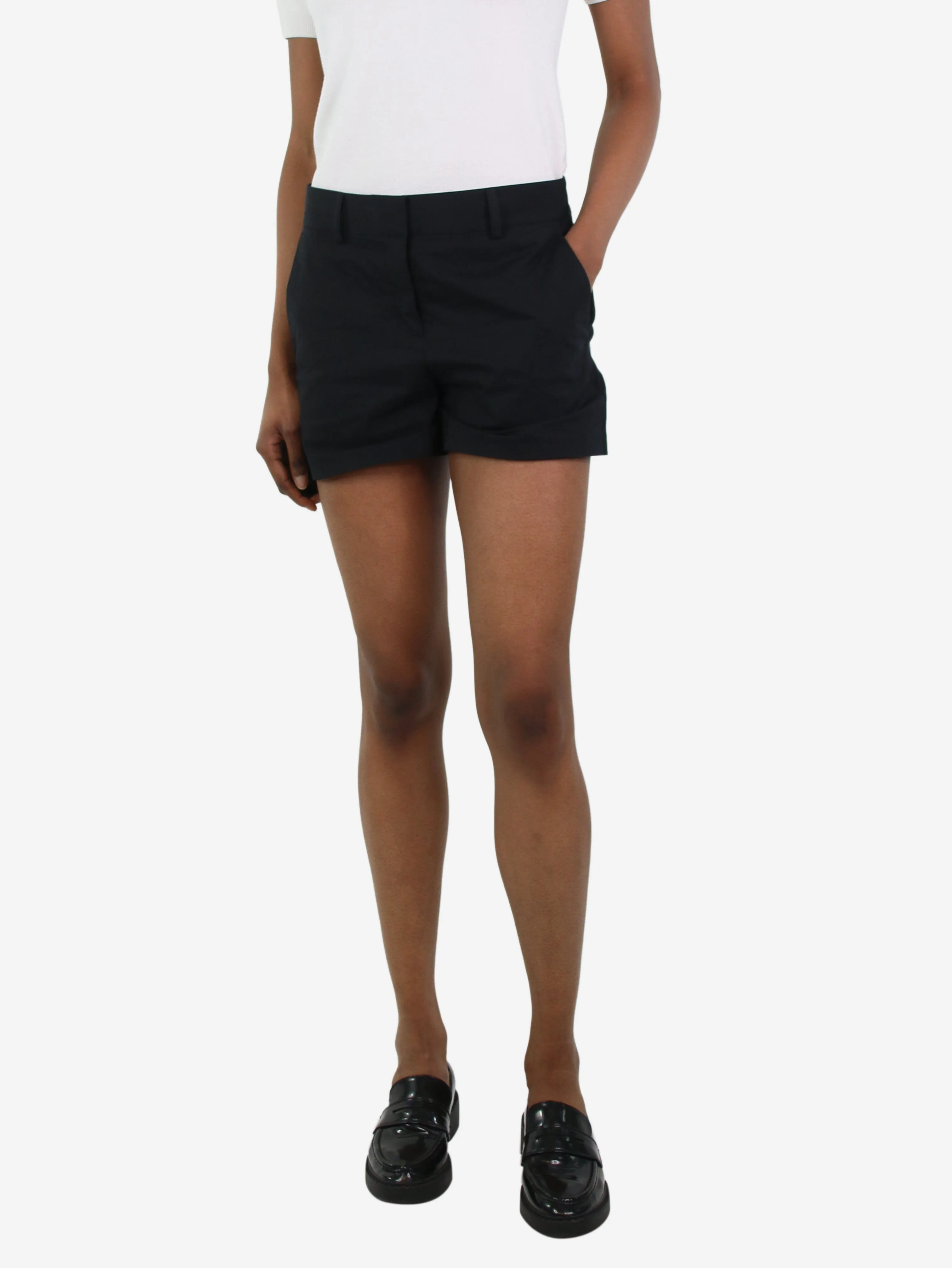 Black mini pocket shorts - size US 2