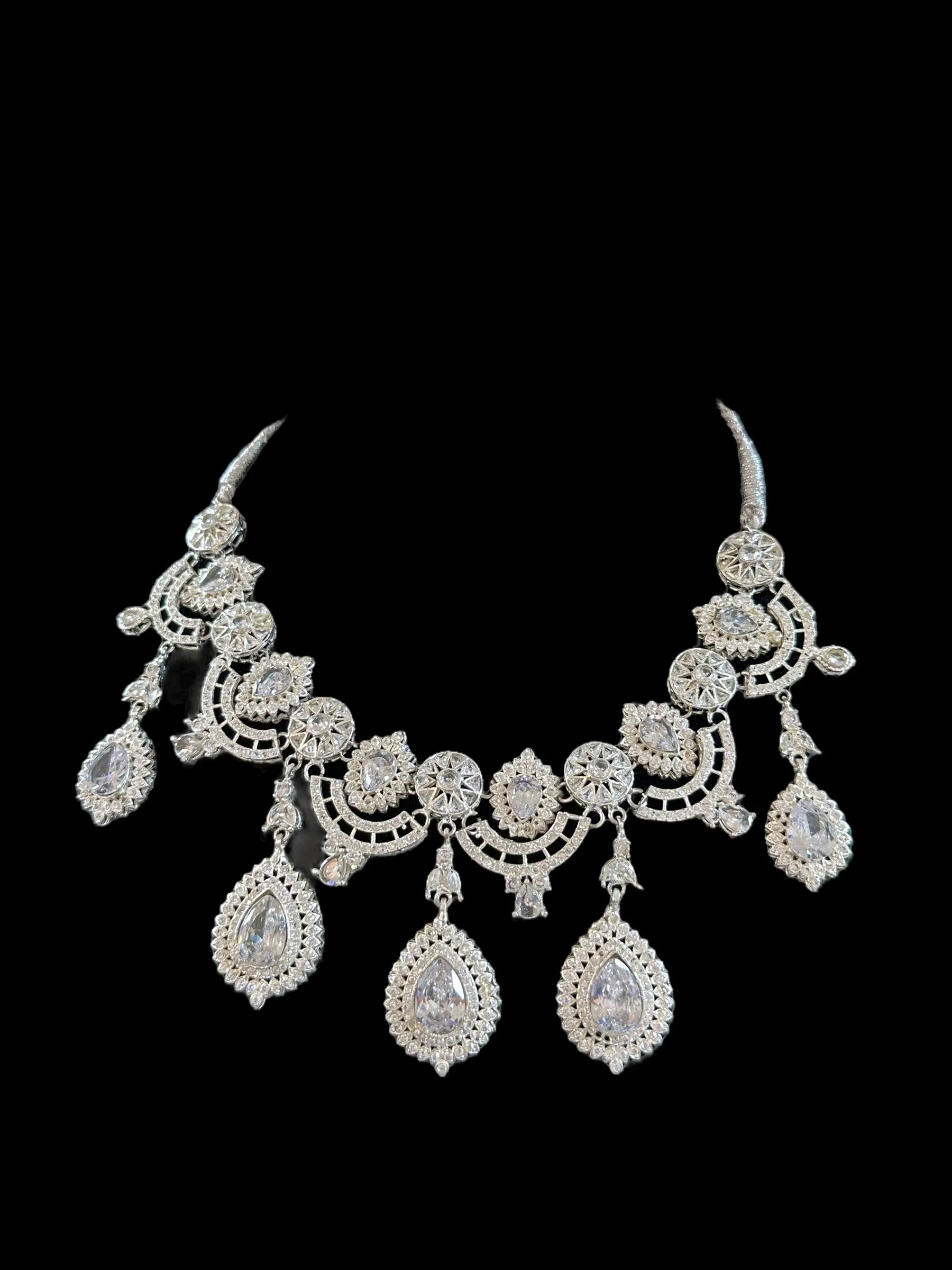 BR306 Sabina Cz bridal set ( READY TO SHIP )