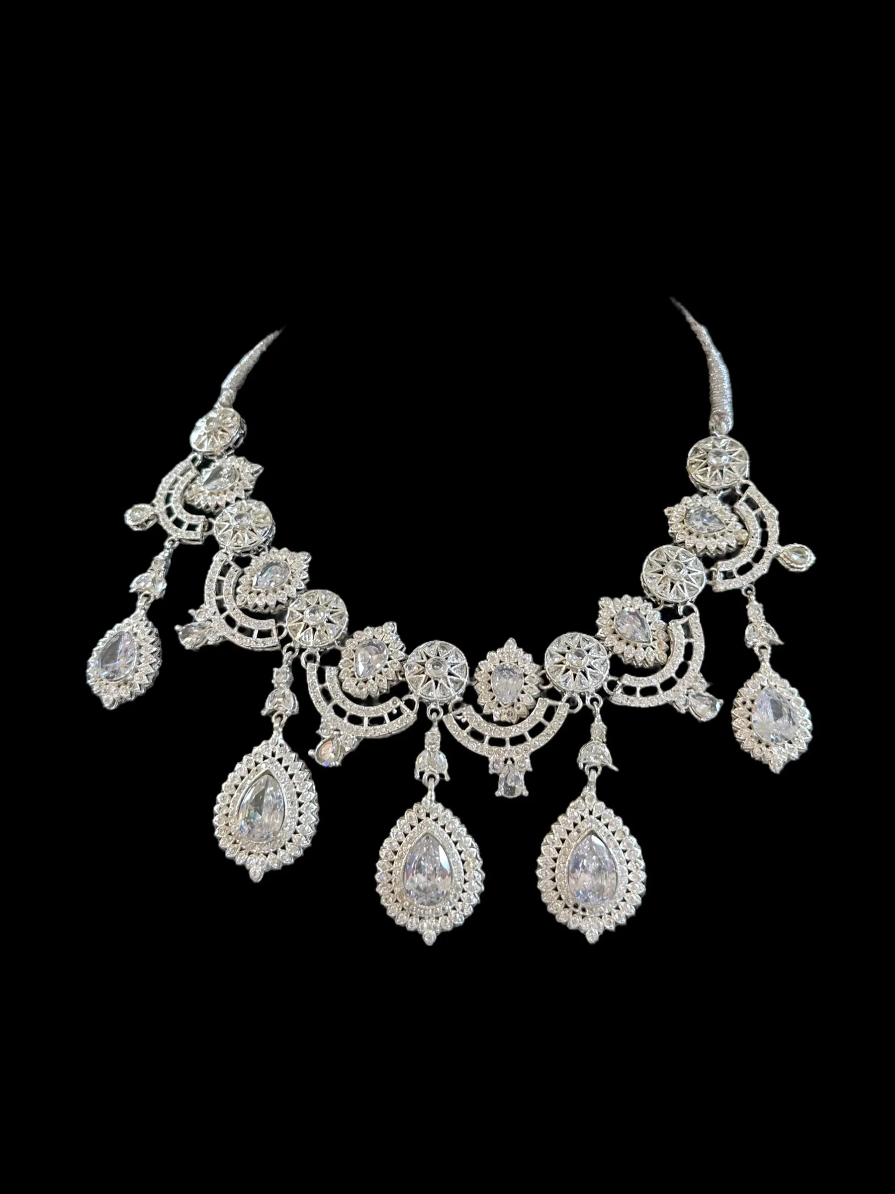 BR306 Sabina Cz bridal set ( READY TO SHIP )