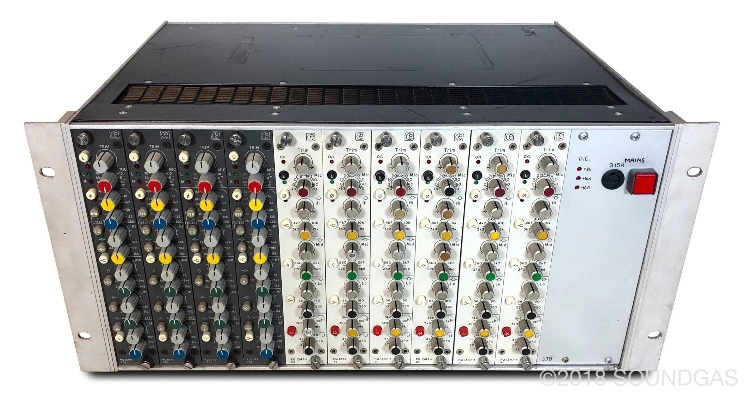 Calrec Ten Channel EQ / Preamp Rack