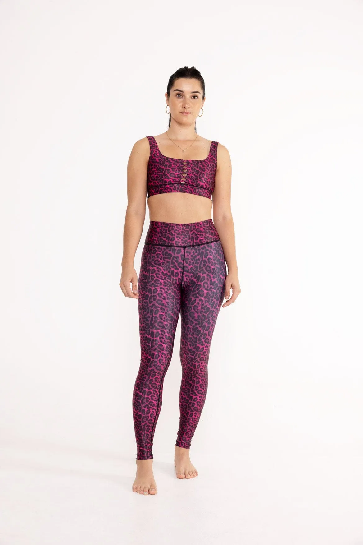 Camila Legging Cheetah Magenta