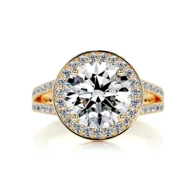 Camilla Diamond Engagement Ring -18K Yellow Gold