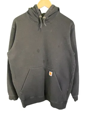 Carhartt Classic Black Pullover Hoodie Size Medium