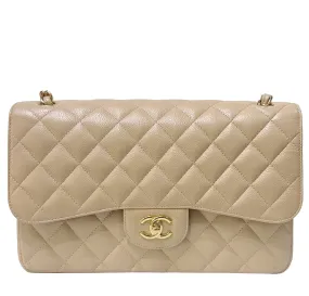 Chanel Jumbo Classic Flap Bag Beige Ghw