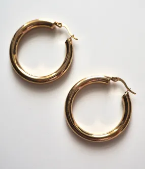 Chunky Hoops Gold