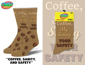 Coffee, My Sanity - Womens Crew Folded