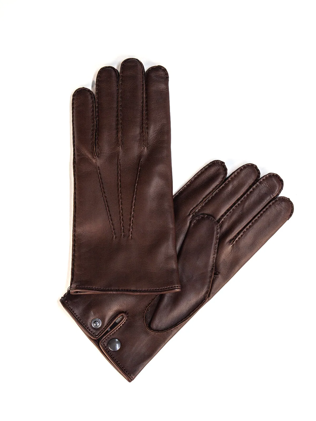 Conker Cashmere-Lined Nappa Leather Gloves