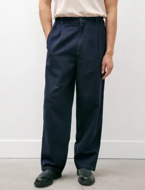 Cosmic Pants Japanese Seersucker Navy