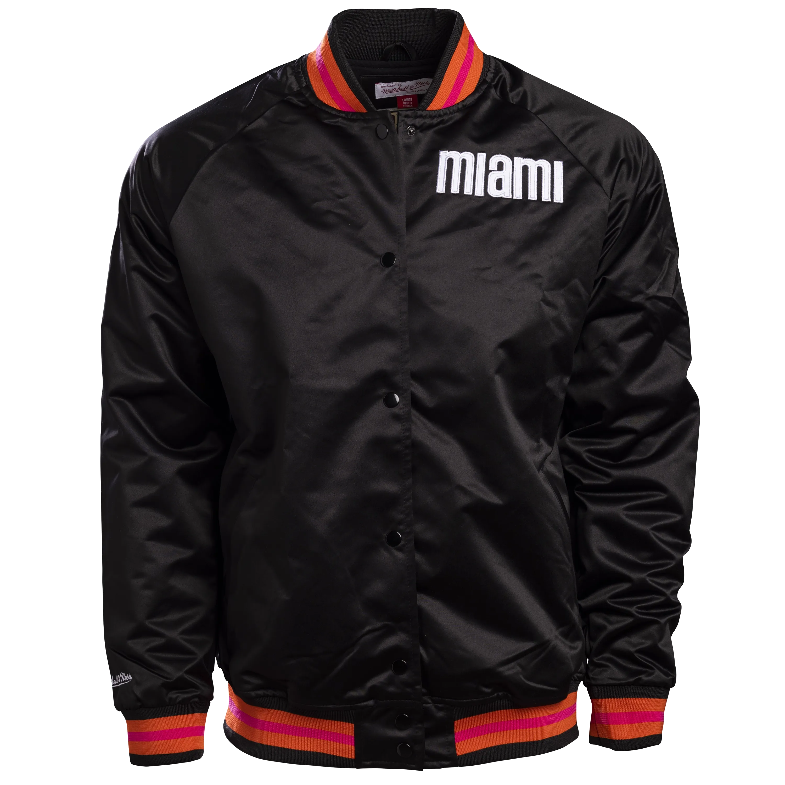 Court Culture X Mitchell and Ness Floridians Black Satin Jacket