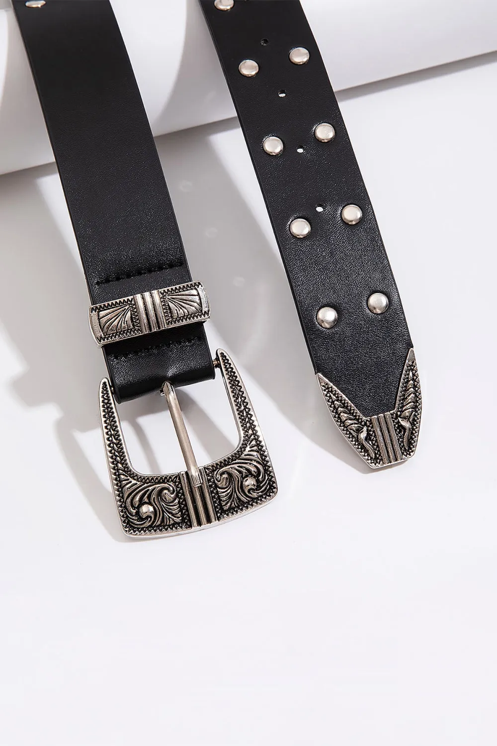 Cowgirl Double Row Studded Western Belt!