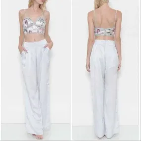 Crop Top Pant Set