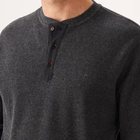 Croyden Henley Pullover - Charcoal