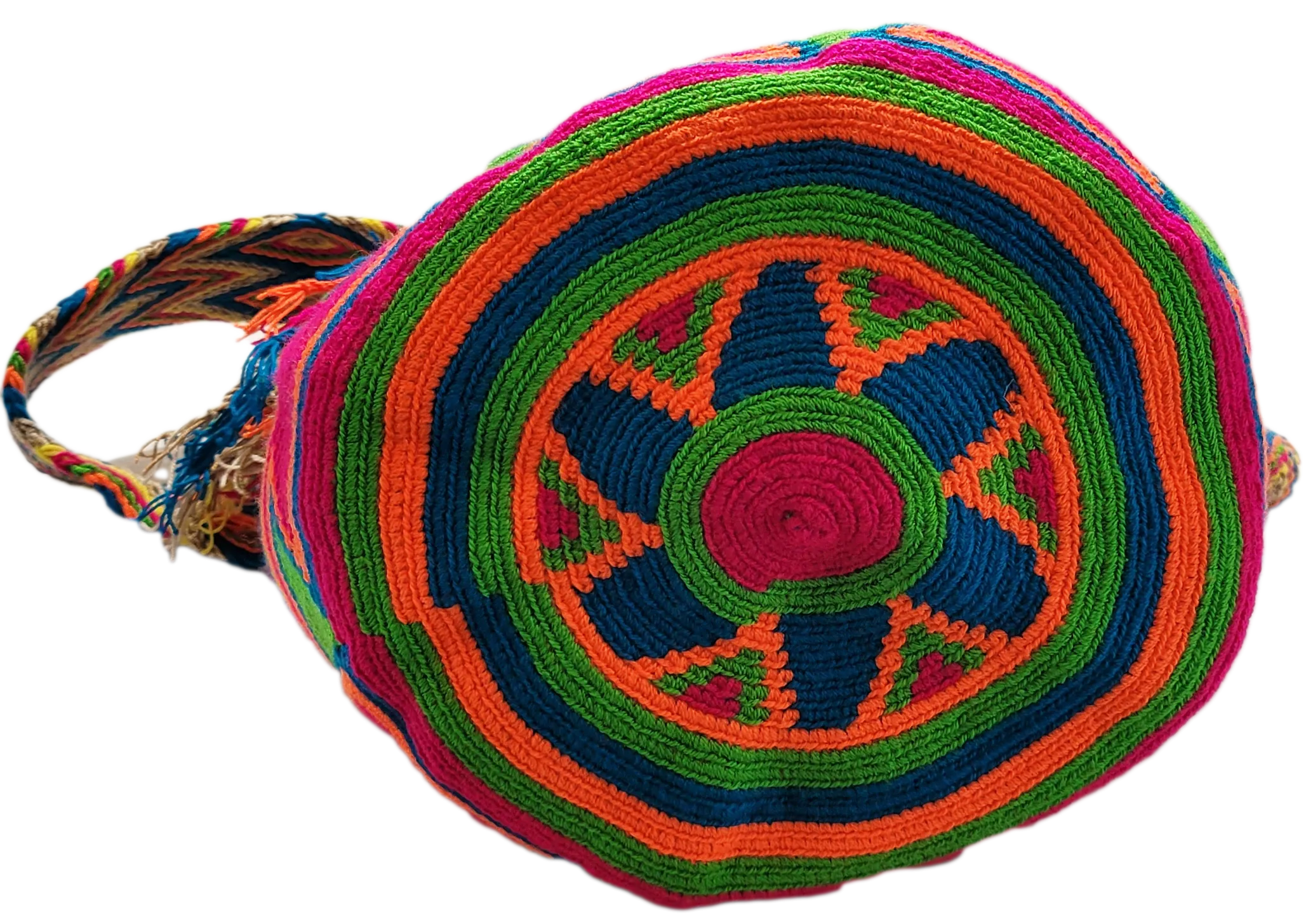 Delilah Large Handmade Crochet Wayuu Mochila Bag