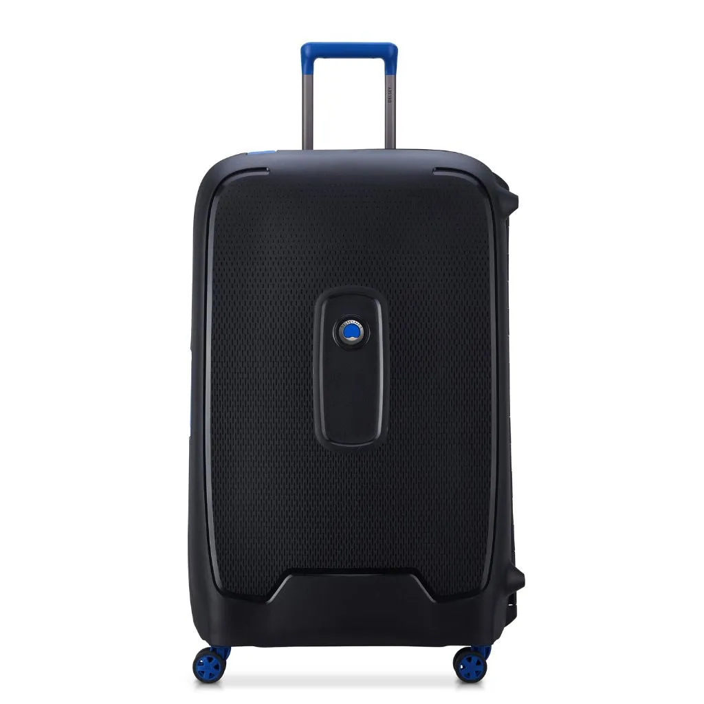 Delsey Moncey 82cm Large Hardsided Luggage Black/Blue