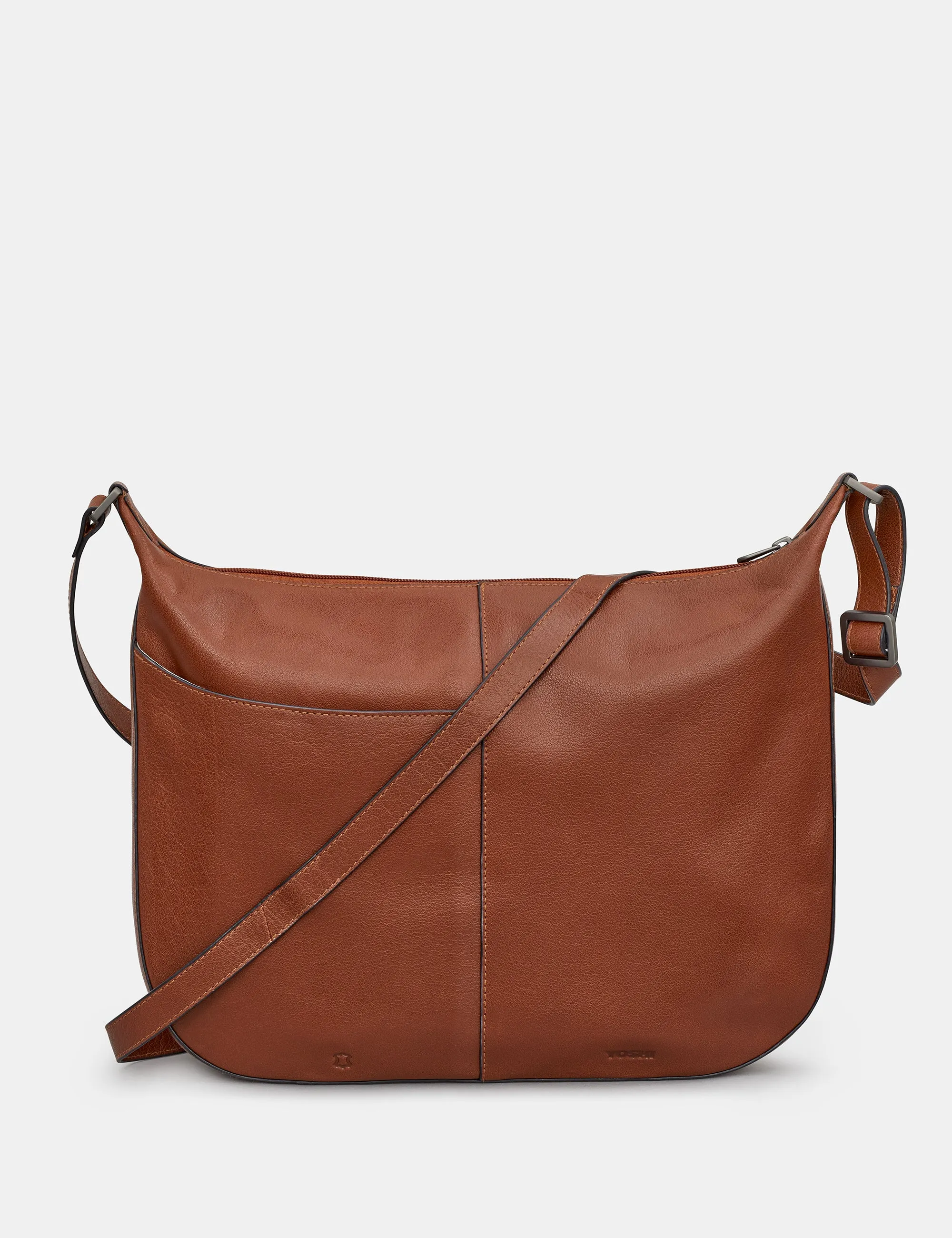 Dolton Brown Leather Hobo Bag