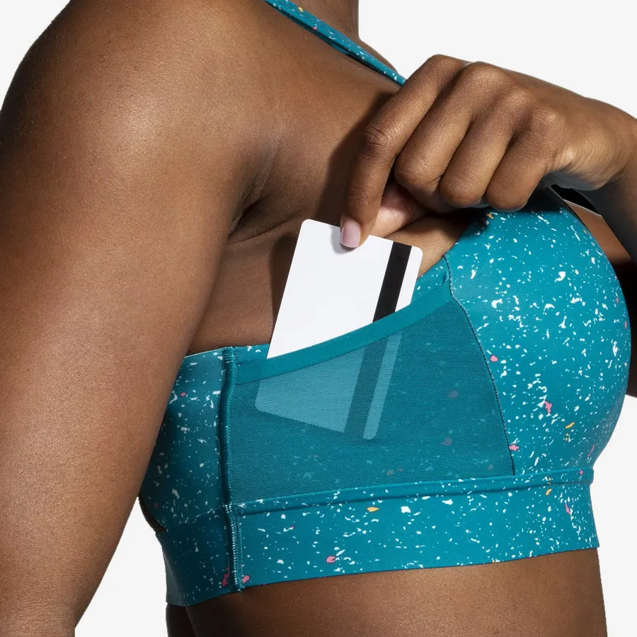 Drive 3 Pocket Bra (Lagoon Speckle Print)