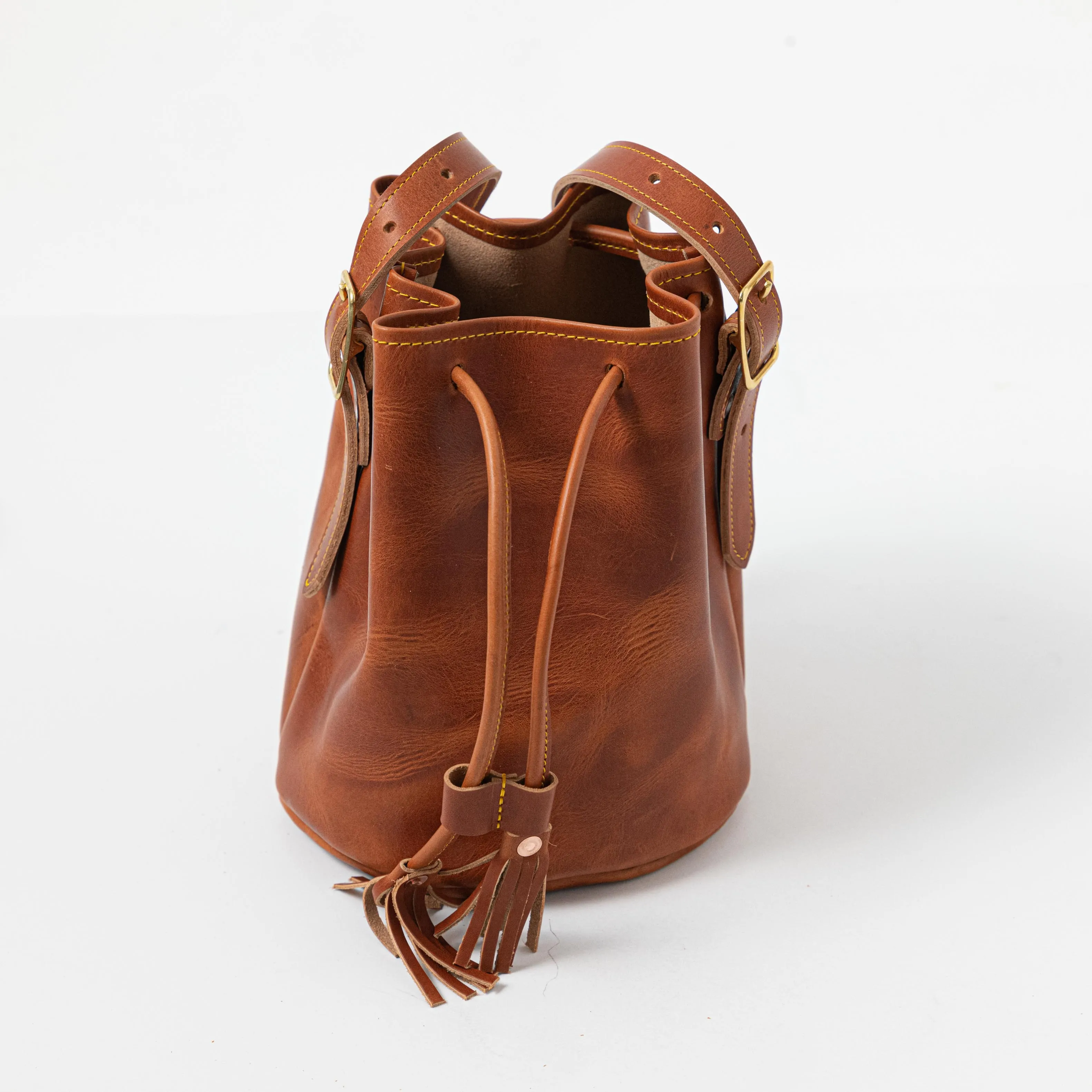 English Tan Dublin Bucket Bag