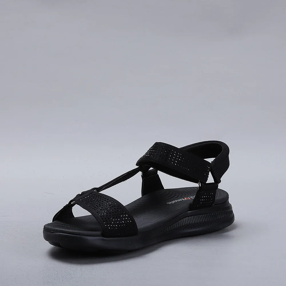 Floss01-Black Diamante Black Sole