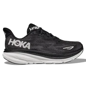 Hoka Clifton 9 Womens | Black / White