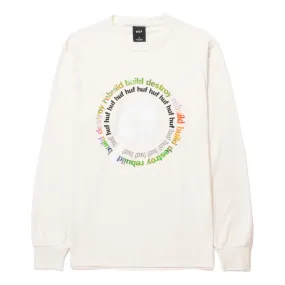 HUF DANDELION L/S TEE-NATURAL