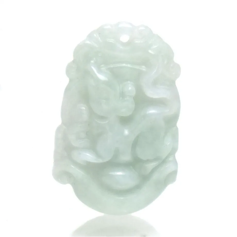 Jade Zodiac Fine Nephrite Pendant, Rat 4