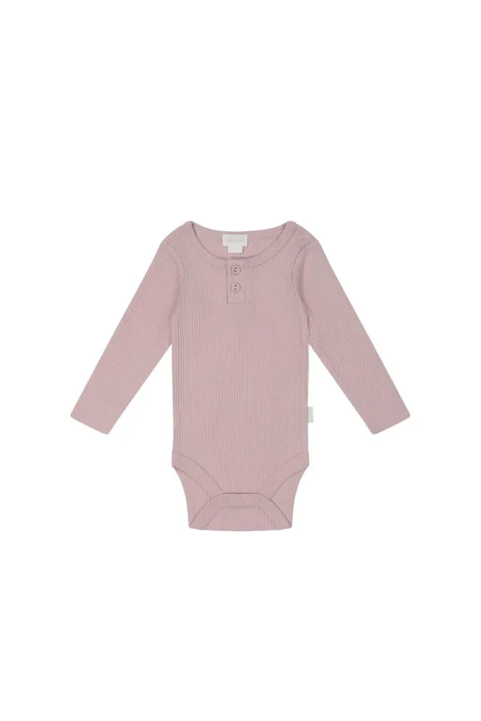 Jamie Kay - Modal Long Sleeve Bodysuit - 0-3m - Blossom