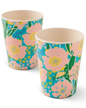 KIP & CO Cup Set 2 TUMBLING FLOWERS