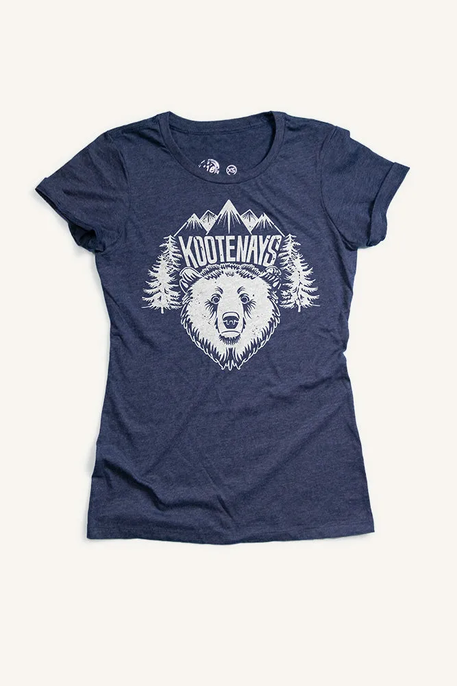 Kootenays Bear T-shirt (Womens)