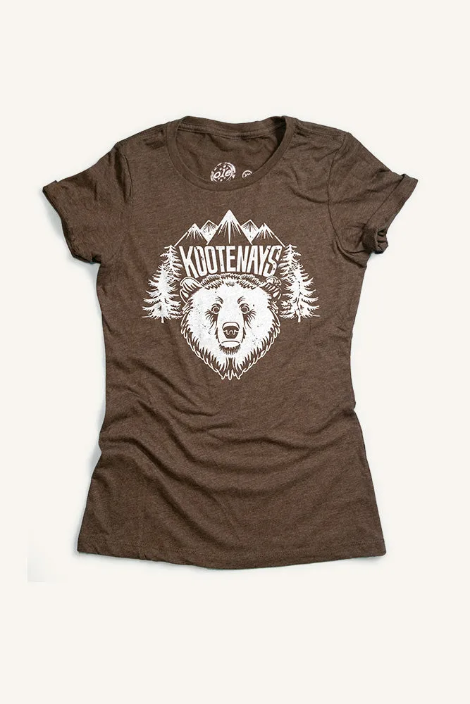 Kootenays Bear T-shirt (Womens)