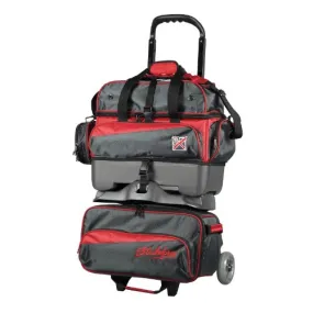 KR Strikeforce Konvoy Red/Smoke Four Ball Roller Bowling Bag