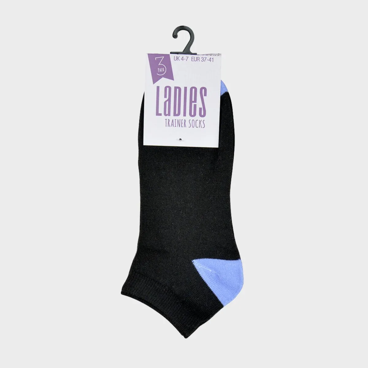 Ladies 3PCK Trainer Socks