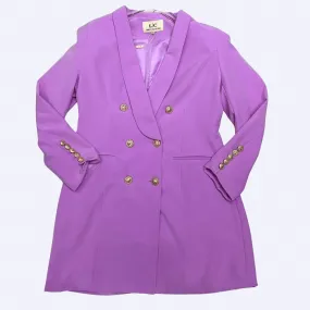 Lavender Coat Dress