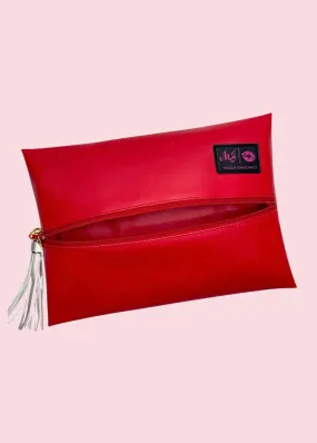 Makeup Junkie Bags - Smooth Red Flat Lay [Pre-Order]