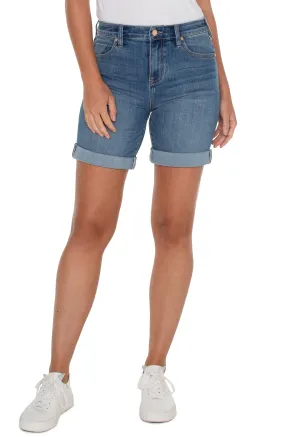 MARLEY GIRLFRIEND ECO SHORT WITH ROLL CUFF