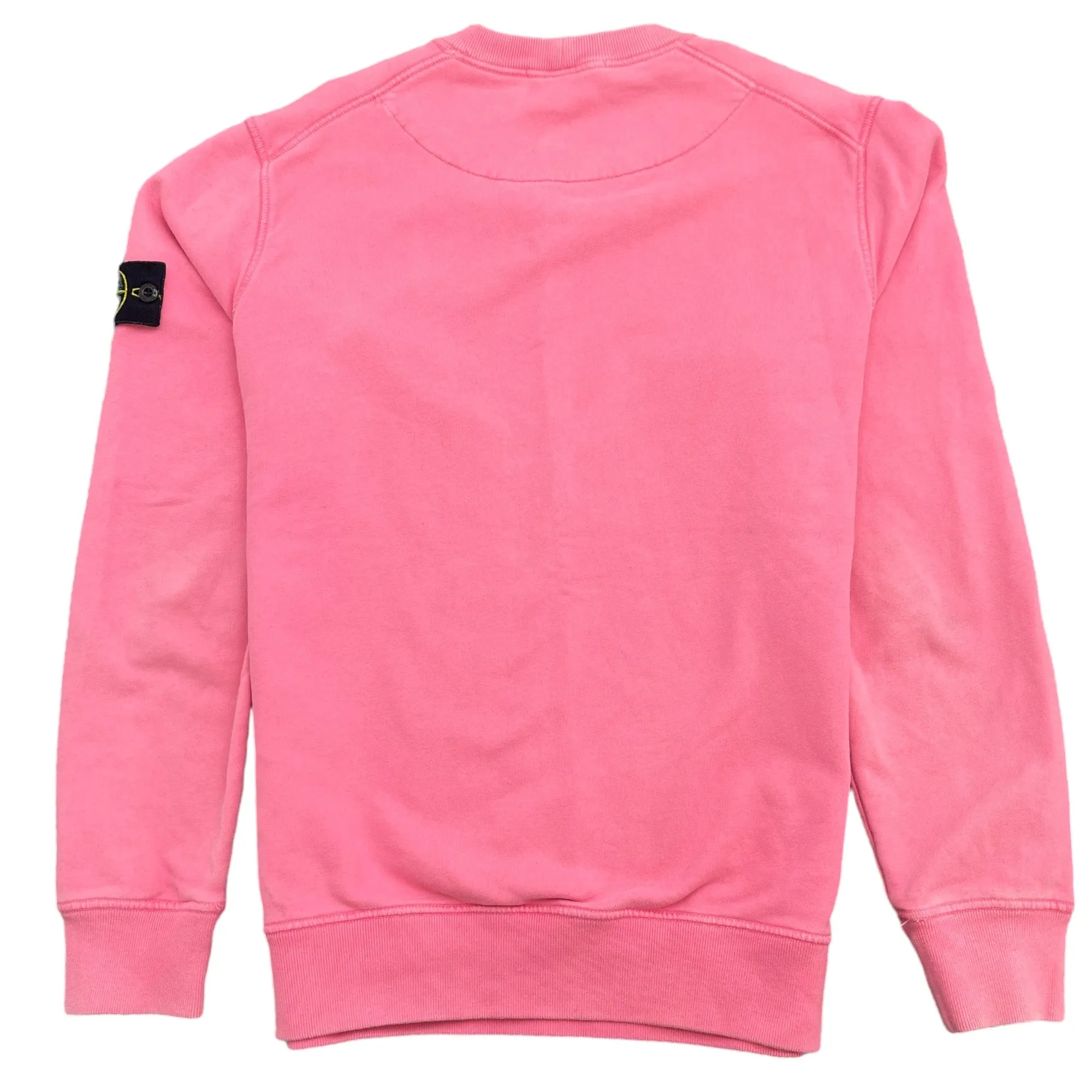 Men's Applique Logo Sweatshirt Pink Size M