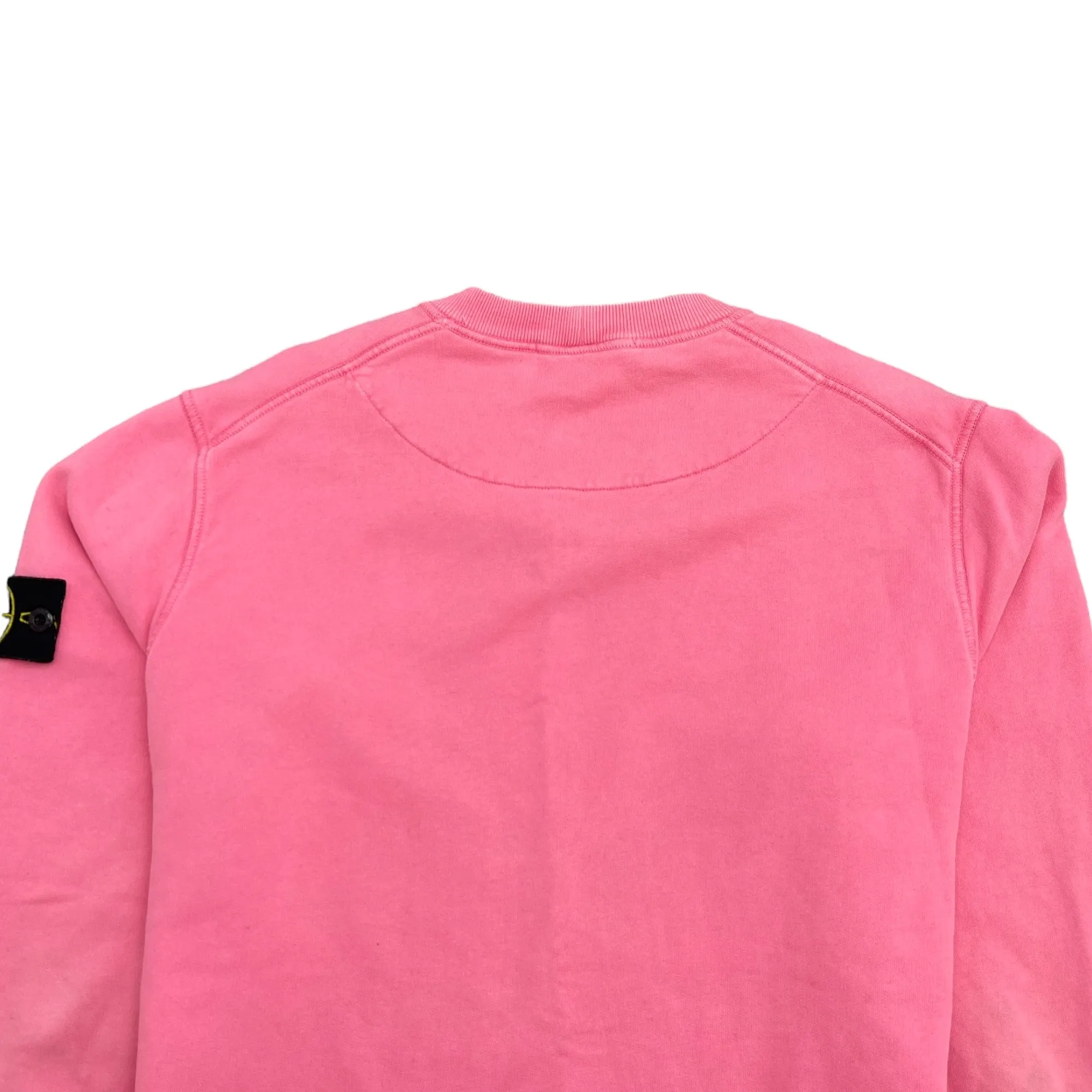 Men's Applique Logo Sweatshirt Pink Size M