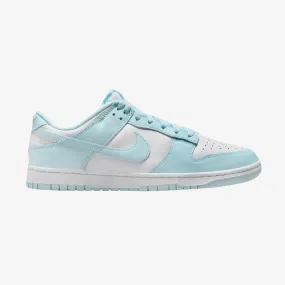 mens nike dunk low retro (white/glacier blue)