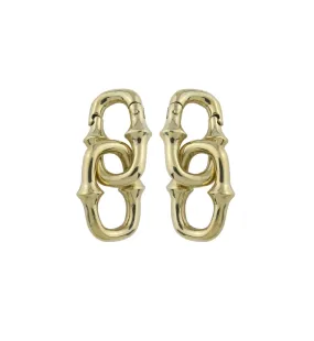 Mini OG Chain Double Link Brass Ear Weights