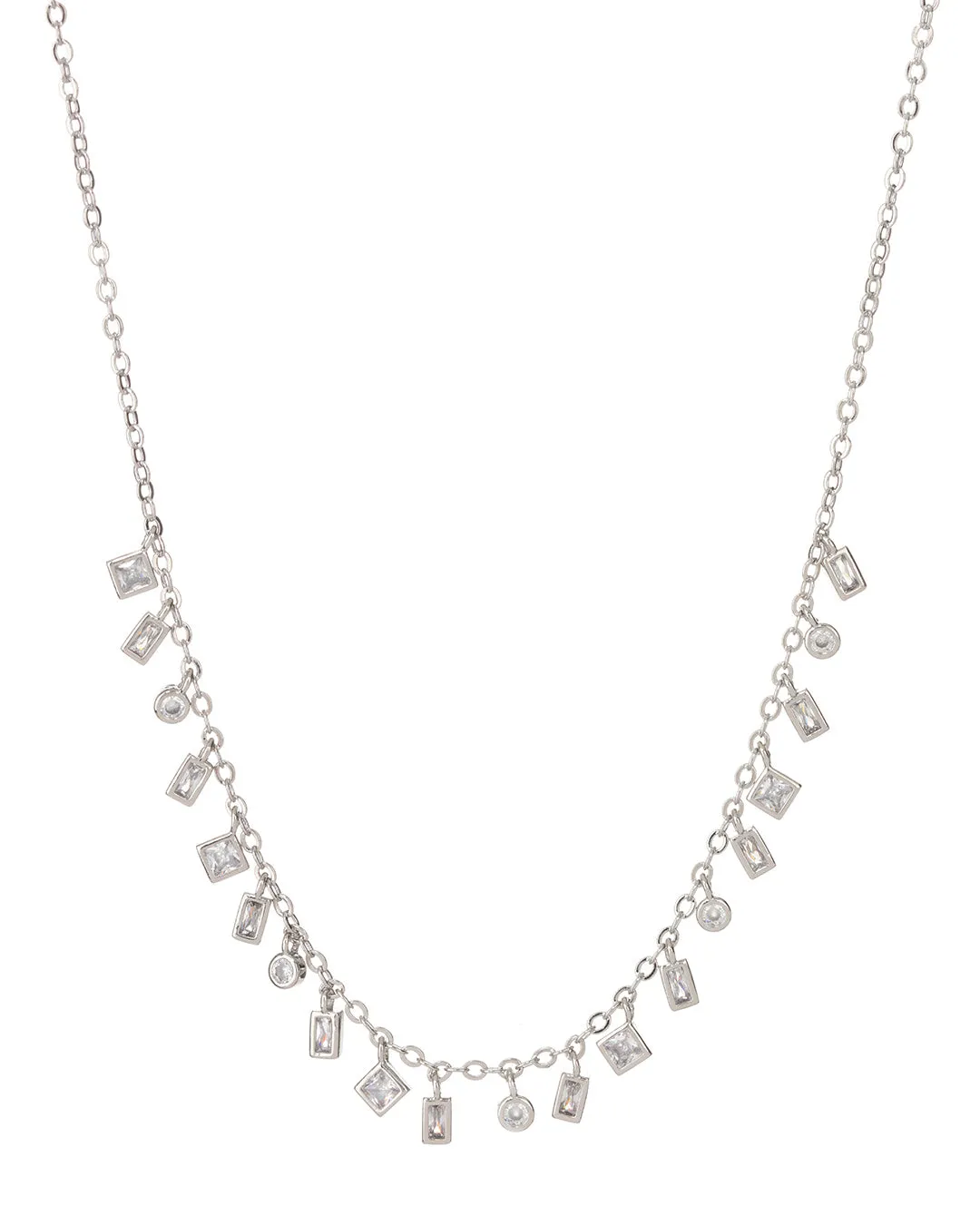 Mixte Shaker Necklace- Silver